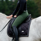 Equestrian Collective Tights - Forest Green (without belt loops)