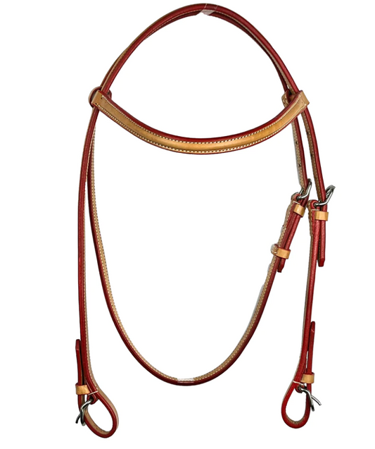 Ezy Ride Bridle Brow with Stitching Natural