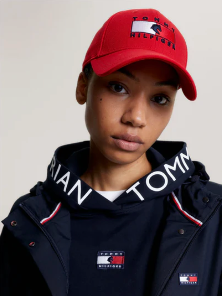 Tommy Hilfiger Montreal water repellent flag logo cap