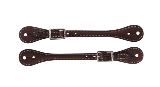 Fort Worth Western Spur Straps - Brown